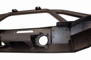 Jeep Wrangler Unlimited JLU Front Bumper - Fishbone Offroad - Mid-Width Winch - Black - `18-`27 Jeep Wrangler Unlimited JLU Front Bumper - Fishbone Offroad - Mid-Width Winch - Black - `18-`27